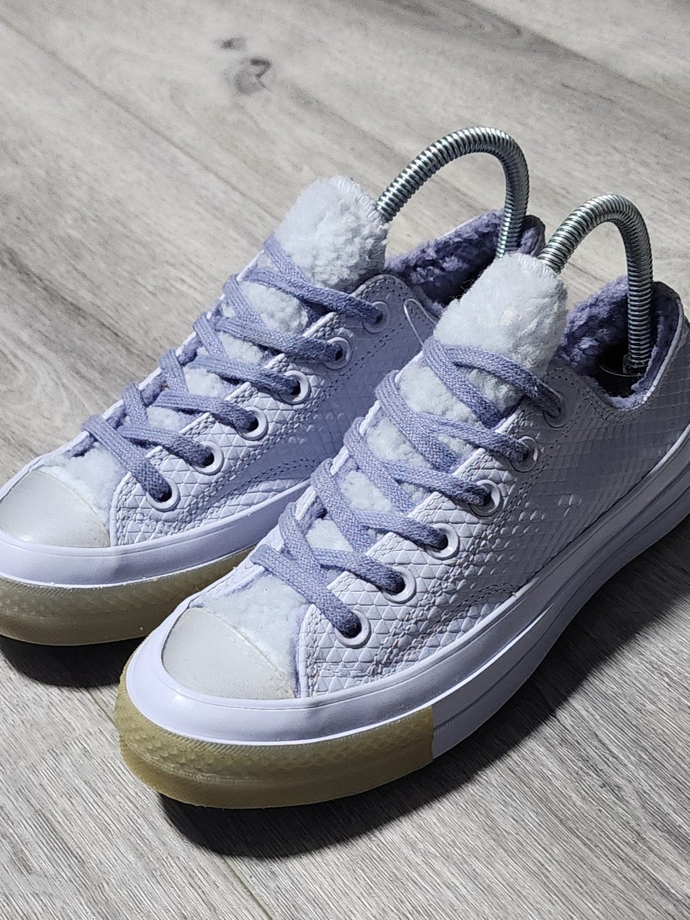 Converse X JW Anderson Chuck 70 Toy Low Top Faux Fur Lining Sneakers Womens 7